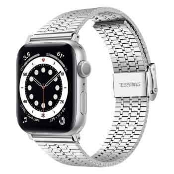 Ремінець Steel series для Apple Watch 10 42mm/Series 8/7 41mm / 40mm / 38mm - сріблястий