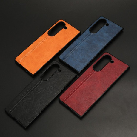 Ударозащитный чехол Sewing Cow Pattern для Samsung Galaxy Fold 5 - желтый