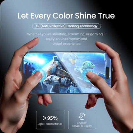 Защитное стекло NILLKIN H+Pro AR Tempered Glass на iPhone 17 Pro