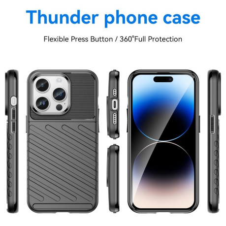 Чохол протиударний Thunderbolt для iPhone 15 Pro Max - чорний