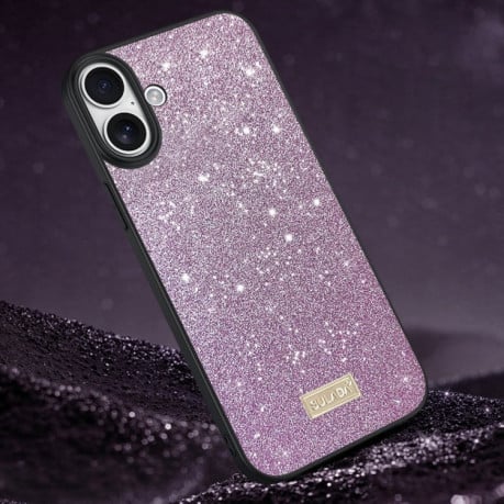 Чохол SULADA Glittery для iPhone 16 - фіолетовий