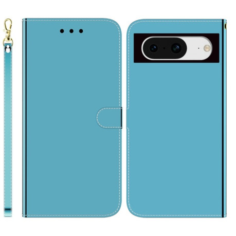 Чехол-книжка Imitated Mirror для Google Pixel 8 - синий