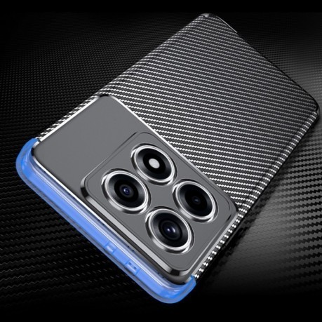 Ударозащитный чехол HMC Carbon Fiber Texture на Xiaomi 14T - черный