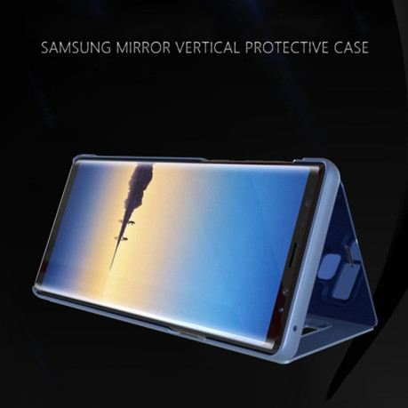Чехол книжка Clear View на Samsung Galaxy Note 9 - черный