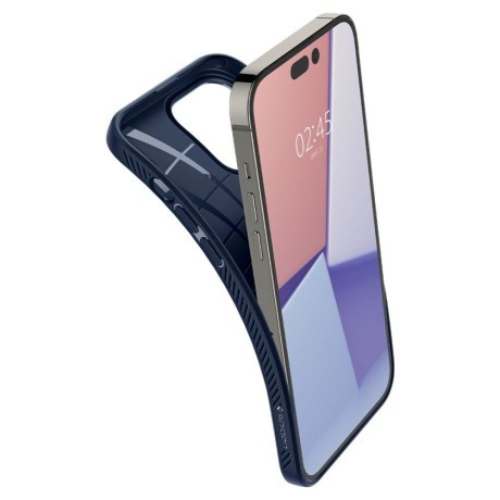 Оригинальный чехол Spigen Liquid Air для IPhone 14 Pro - Navy Blue