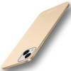 Ультратонкий чехол PINWUYO Micro-Frosted PC Ultra-thin Hard на iPhone 15 - золотой