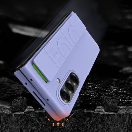 Чехол Skin Elastic Wrist Grip Back Cover на Samsung Galaxy Fold 7 5G - белый