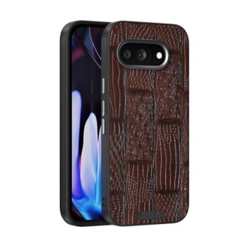 Ультратонкий чохол ABEEL 6D Micro Relief MagSafe Magnetic на Google Pixel 9a - коричневий