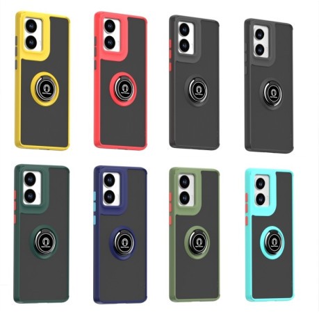 Противоударный чехол Q Shadow 1 Series TPU + PC на Motorola Moto G85 - Black