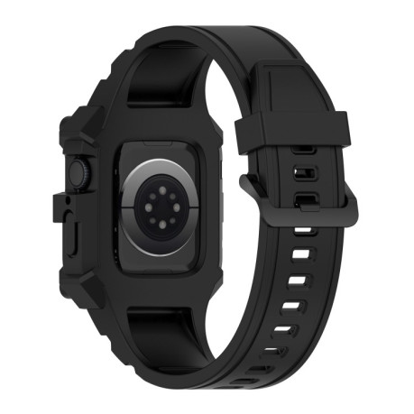 Силіконовий ремінець Integrated Band для Apple Watch Series 8/7 45mm / 44mm / 42mm - чорний