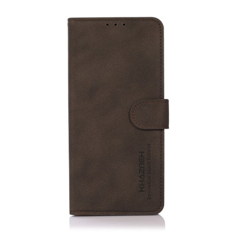 Чехол-книжка KHAZNEH Matte Texture для OnePlus 11 5G - коричневый