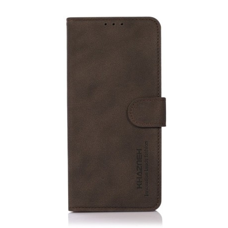 Чехол-книжка KHAZNEH Matte Texture для Samsung Galaxy A04 4G - коричневый