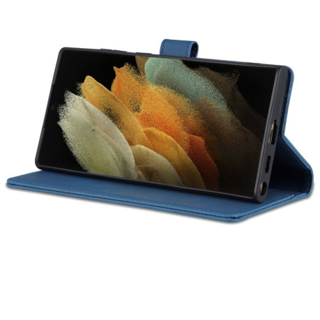 Чехол-книжка AZNS Dream II Skin Feel для Samsung Galaxy S22 Ultra - синий