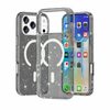 Ударостійкий чохол Terminator Style Glitter Powder MagSafe Magnetic на iPhone 18 Pro Max / 17 Pro Max — чорний