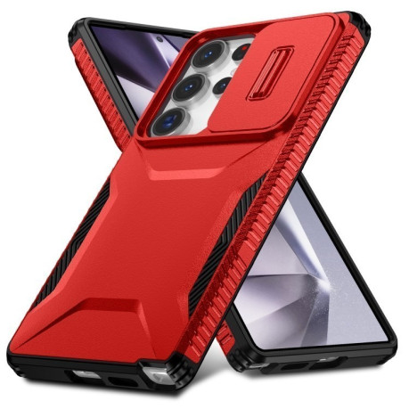Протиударний чохол Sliding Camshield для Samsung Galaxy S25 Ultra 5G / S25 Ultra 5G - червоний