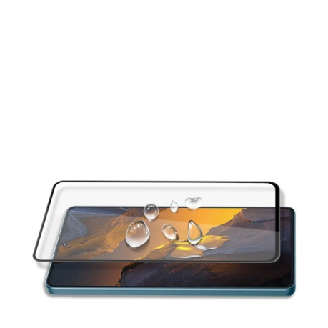 Захисне скло mocolo 0.33mm 9H 3D Full Glue для Xiaomi Redmi Note 12 Turbo/Poco F5 - чорне