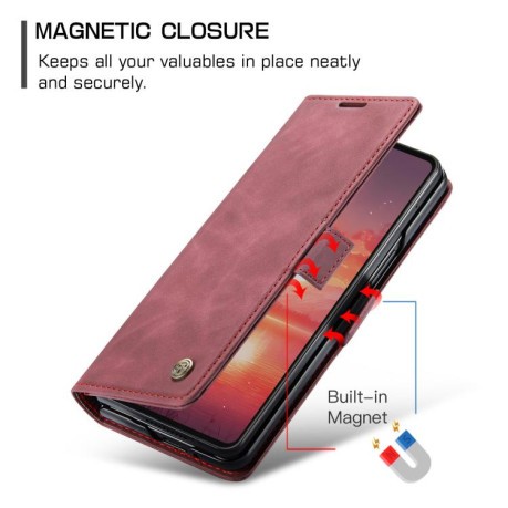 Чохол-книжка CaseMe-013 Multifunctional на Samsung Galaxy Fold 7 - червоний