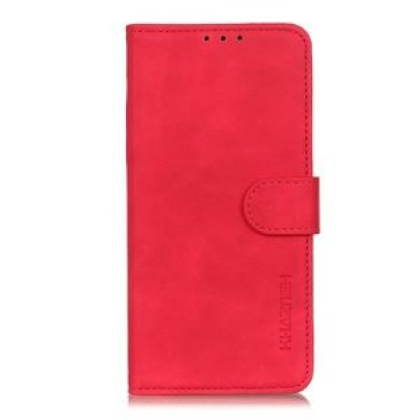 Чехол - книжка Retro Texture на Samsung Galaxy А21 - красный