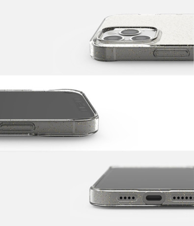 Оригинальный чехол Ringke Air на iPhone 12 Pro Max - glitter transparent