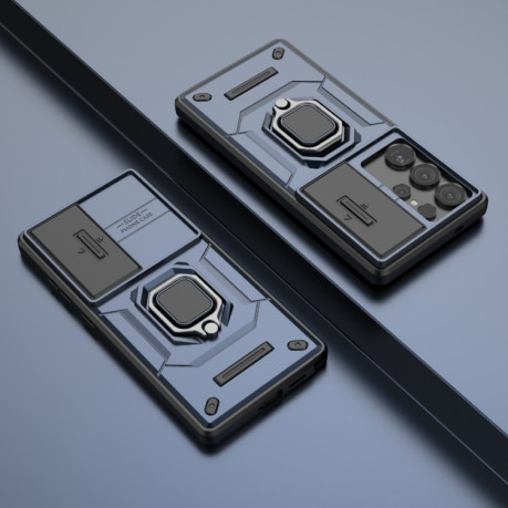 Протиударний чохол Sliding Camshield  для Samsung Galaxy S25 Ultra 5G - синій