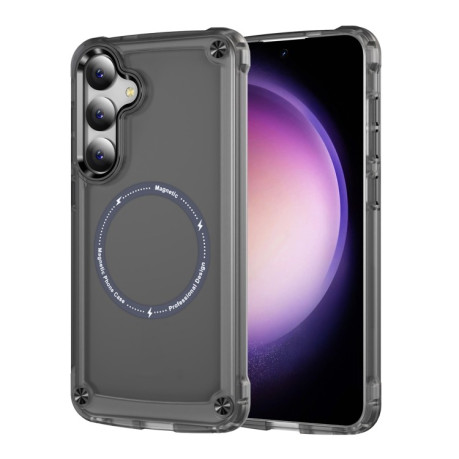 Протиударний чохол Skin Feel TPU + PC MagSafe Magnetic для Samsung Galaxy S25+ 5G - чорний