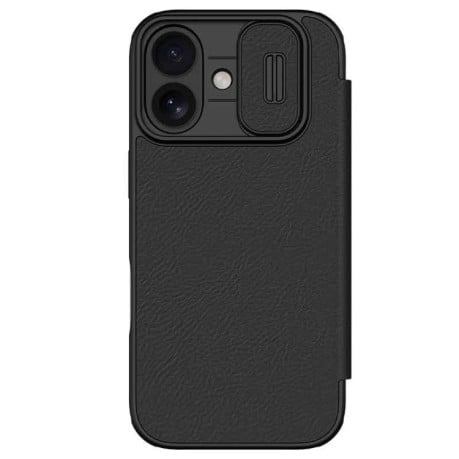 Чехол-книжка Nillkin Qin Series на iPhone 17 - черный