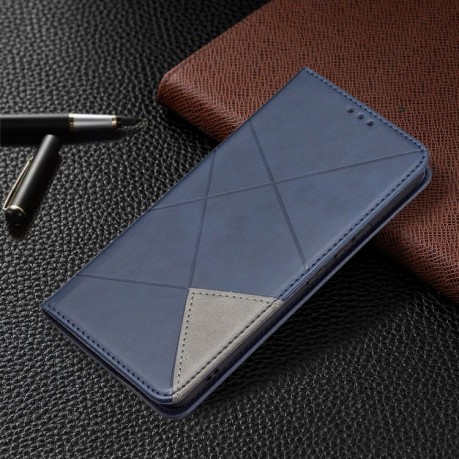 Чехол-книжка Rhombus Texture для Samsung Galaxy A53 5G - синий