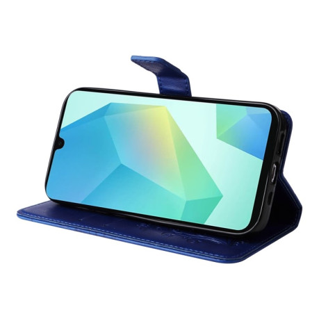 Чохол-книжка Embossed Butterfly  для Samsung Galaxy A26 5G - синій