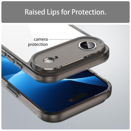 Чехол PC Hybrid TPU Airbag Shockproof для iPhone Air - черный