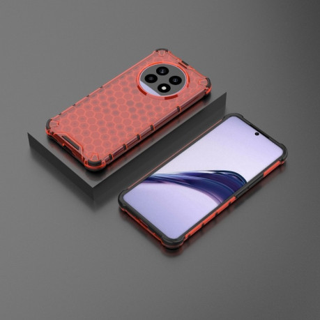 Противоударный чехол Honeycomb на Realme 13 Pro 5G - красный