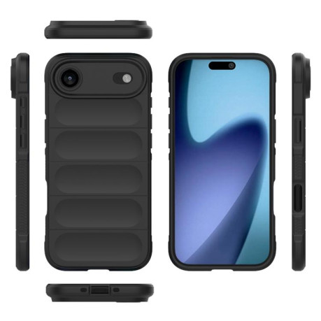 Силиконовый чехол Magic Flannel для iPhone Air - черный