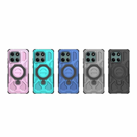 Противоударний чехол J-20 Solid Color MagSafe Magnetic на Motorola Edge 60 Fusion 5G - синій