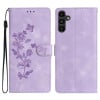 Чехол-книжка Flower Butterfly Embossing для Samsung Galaxy A05s - фиолетовый