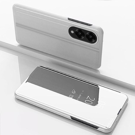 Чохол книжка Clear View для Samsung Galaxy S25 Edge 5G - сріблястий