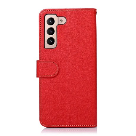 Чехол-книжка KHAZNEH Litchi Texture для Samsung Galaxy S23 5G - красный