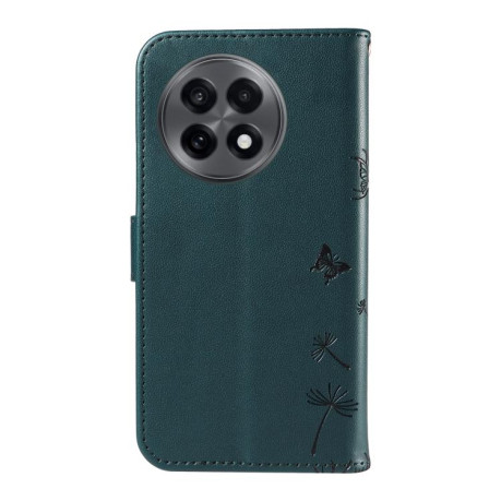 Чехол-книжка Dandelion Embossed Pattern Flip Leather для OnePlus 13R 5G Global - синий