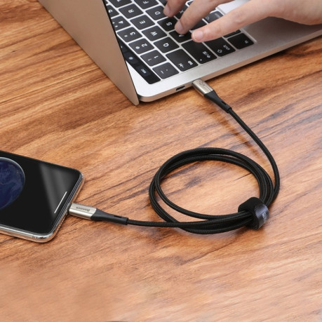 Кабель для быстрой зарядки Baseus 18W USB-C / Lightning для iPhone  - черный