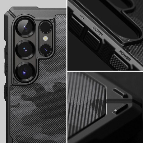 Оригинальный чехол Ringke Rugged Gear MagSafe для Samsung Galaxy S25 Ultra - Black Camo