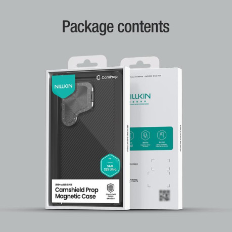Протиударний чохол NILLKIN CamShield Prop MagSafe Magnetic для Samsung Galaxy S25 Ultra 5G - синій