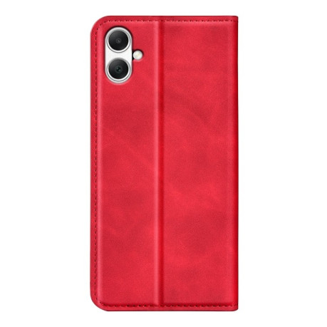 Чехол-книжка Retro Skin Feel Business Magnetic на Samsung Galaxy A05 - красный