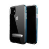 Протиударний чохол-підставка HMC на iPhone 11 Pro Max -прозоро-синій
