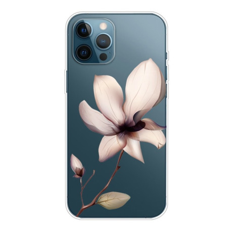 Чехол Painted Pattern для iPhone 13 Pro - Lotus