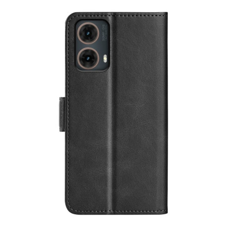 Чохол-книжка Dual-side Magnetic Buckle для Motorola Moto G85 5G - чорний