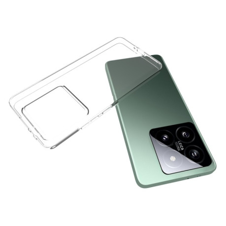 Противоударный чехол Waterproof Texture для Xiaomi 14T Pro - прозрачный