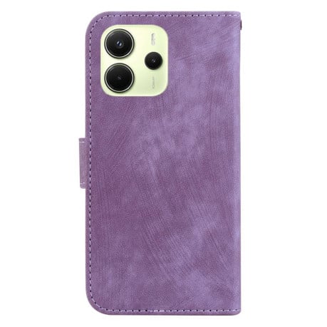 Чохол-книжка Little Tiger Embossed Leather на Xiaomi Redmi Note 14 4G 164.48mm - фіолетовий