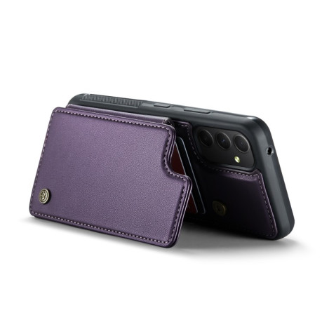 Чехол CaseMe C22 Card Slots Holder RFID Anti-theft для Samsung Galaxy A34 5G - фиолетовый
