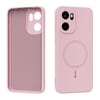 Силіконовий чохол ABEEL з MagSafe і м'яким покриттям для OnePlus Ace 6 / 6T / 15R — рожевий