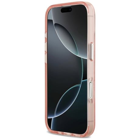 Оригинальный чехол Karl Lagerfeld IML Choupette Head Logo с MagSafe на iPhone 17 - Pink