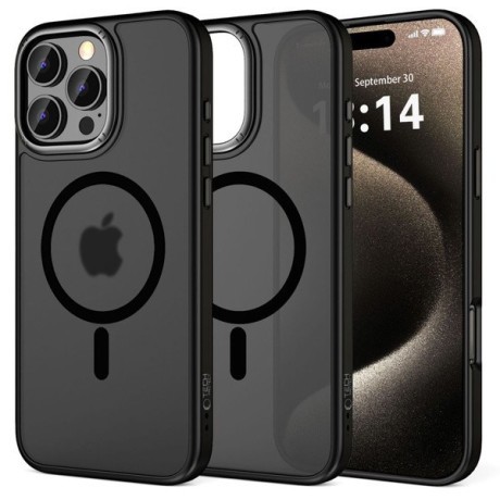 Чохол Tech-Protect MagEdge MagSafe для iPhone 16 Pro - Semi-Transparent