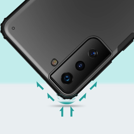 Ударозащитный чехол Four-corner на Samsung Galaxy S21 - черный